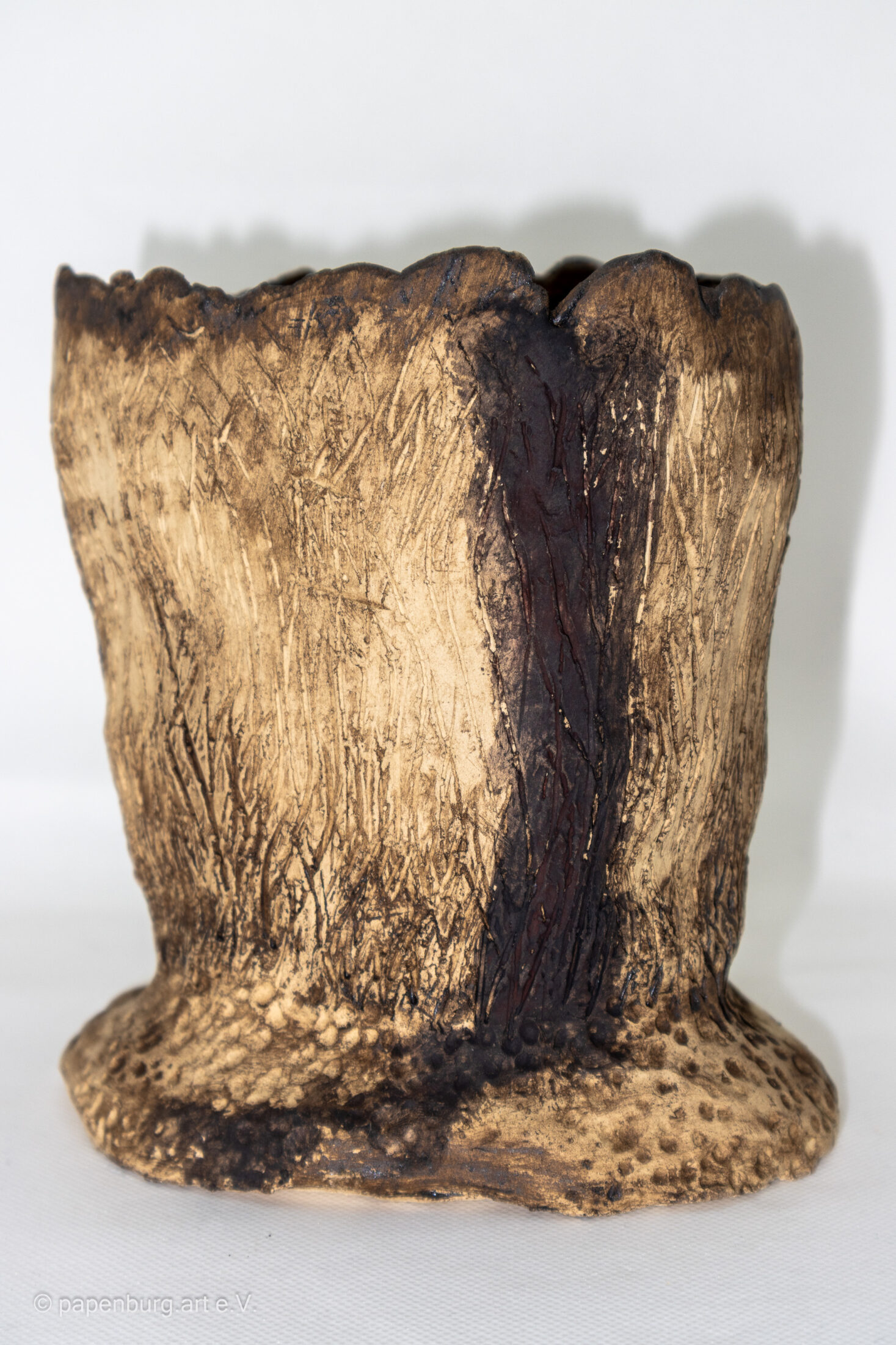 Vase mit Sockel